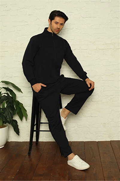 alfa expres Clothing Men's Tracksuit Set Navy Blue