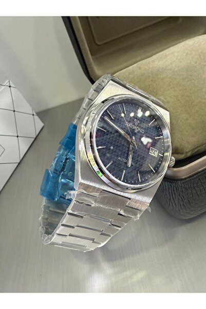 Raymond Japanese Automatic Men's Wristwatch with Navy Dial
