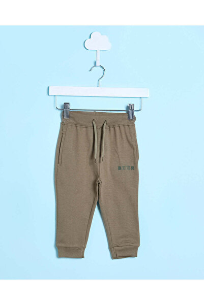 REDTAG Infant Boys Olive Basic Track Pants