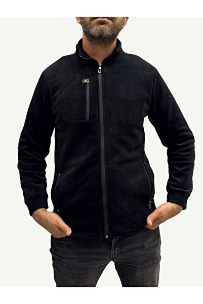 ARFANO Unisex Anti-pilling Tüylenme Yapmayan Polar hırka, Fermuarlı 3 cepli D...