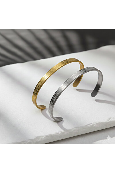 Steel Verse Ball Written Bracelet Stainless Steel