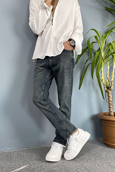 Alışveriş Sokağı Blue Jean - Denim Pants Distressed Fit Cut