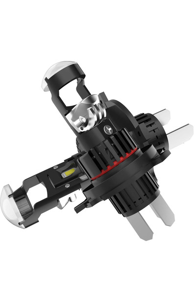 Ruan Set 2 becuri led cu lupa pro H4 LED K88 280w 12V 6500k 28000 LM