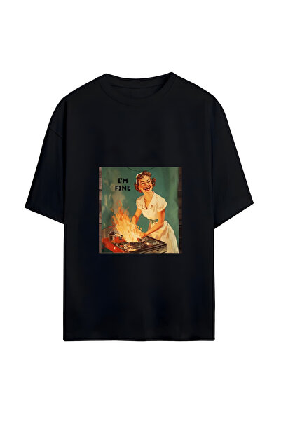 GraffTee Εξαιρετικό unisex oversize βαμβακερό μπλουζάκι