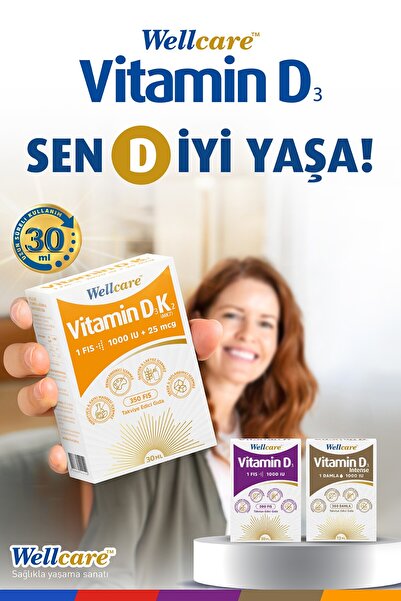 Wellcare Vitamin D3 + K2 30 ml