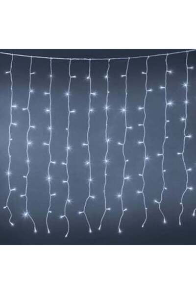 OEM Set de lumini cortină cu 200 becuri LED, extensibile, interior și exterio...