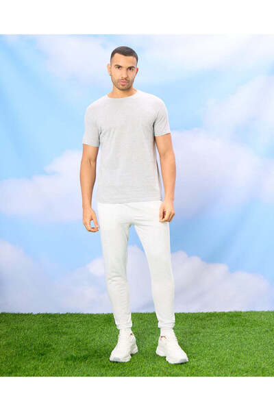 REDTAG Men White Plain Active Pants