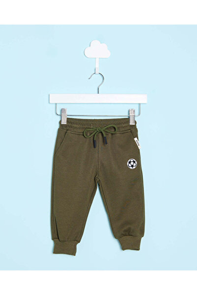 REDTAG Infant Boys Olive Printed Active Pants