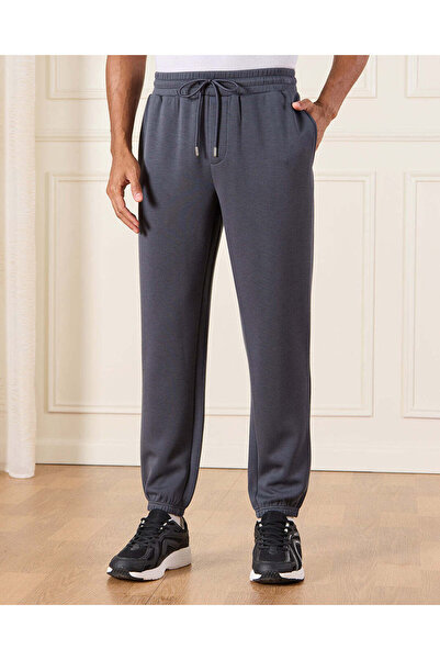 REDTAG Men Grey Lounge Pants