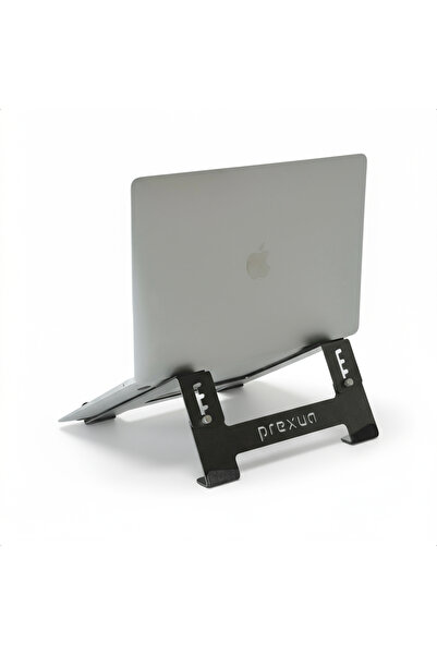 Prexua حامل لابتوب ستيبر - قاعدة رفع للكمبيوتر المحمول - معدنية - أسود - STP4...