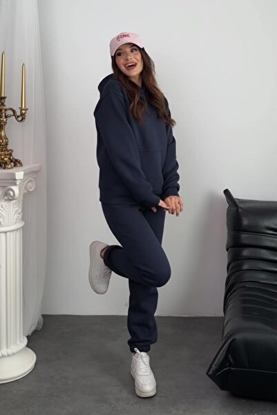 Behind Look Set de trening pentru femei, cu cu căptușeală din fleece fire, cu...