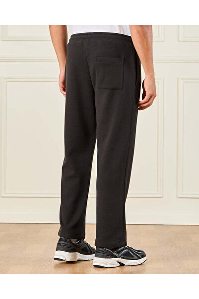 REDTAG Men Black Printed Lounge Pants