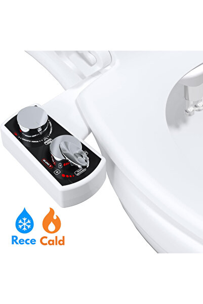 Gadgetry Μπιντέ τουαλέτας με εξάρτημα ζεστού και κρύου νερού, για προσωπική υ...
