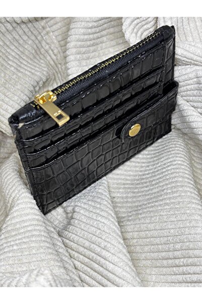 bijoux uniques Zippered Women's Card Holder Wallet