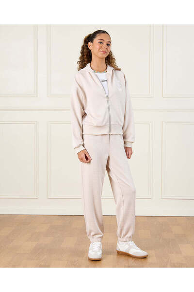 REDTAG طقم ملابس رياضية جاكار بيج للبنات الكبار (قطعتين)