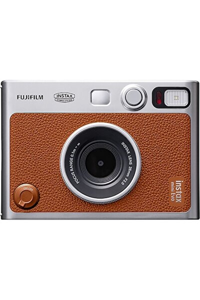 Fujifilm Instax Mini Evo Instant Camera Brown