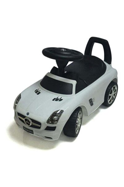 Moon Mercedes-Benz Push Car Ride-on (White)-MNSODMT26