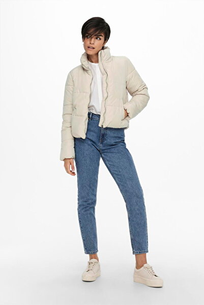 ONLY JDY Жіночий короткий пуховик - високий комір, на блискавці - Newerica