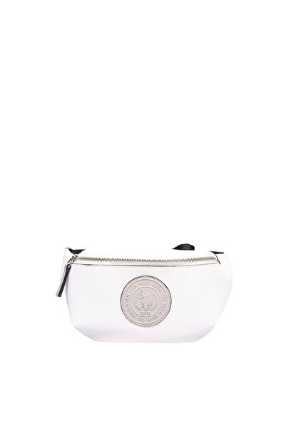 U.S. Polo Assn. White-Grey Women's Shoulder Bag Us23308