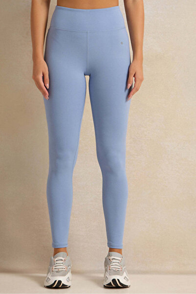 REDTAG Women Blue Active Leggings
