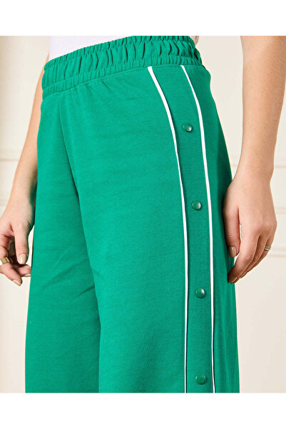 REDTAG Senior Girls Green Wide leg KSA Active Pants