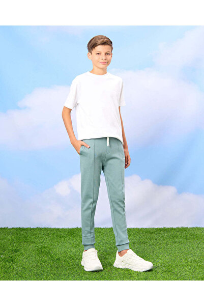 REDTAG Senior Boys Blue Track Pants