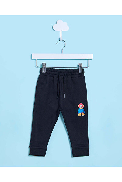 REDTAG بنطال رياضي مطبوع عليه دب أسود للأولاد الرضع