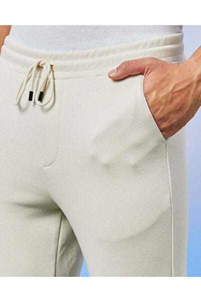 REDTAG Men Beige Smart Trousers