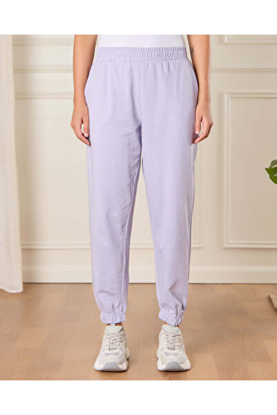 REDTAG بنطلون رياضي رمادي سادة للنساء