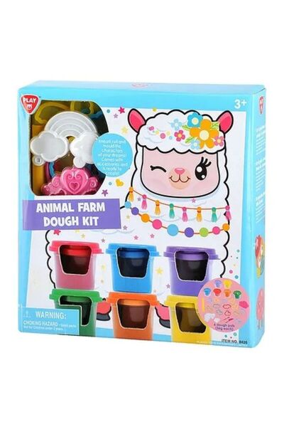 Play Go ANIMAL FARM DOUGH KIT (6 x 2 OZ