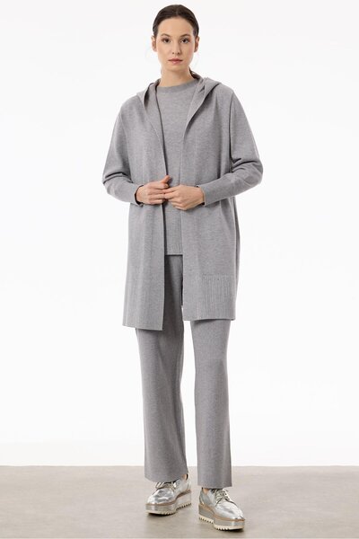 Genel Markalar Basic 3'lü Triko Takım GRİ