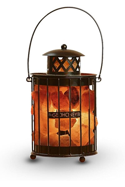 Geohoney Himalayan Salt Lamp with Chunks - Hanging Lamp