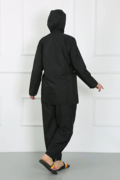 alfa expres Clothing Plus Size Hijab Large Swimsuit Black