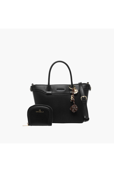 Chrisbella حقيبة كروس بودي صلبة مع جيب