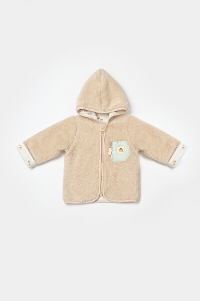 Bibaby Happy Beige Camper Cardigan