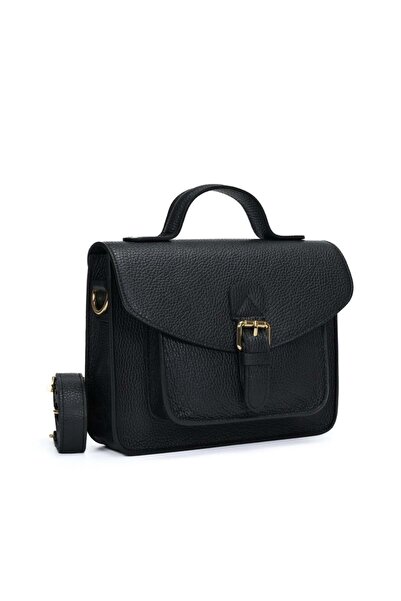 Posete Fagaras Poseta Piele Medeea - Negru, Geanta Casual din Piele Naturala,...