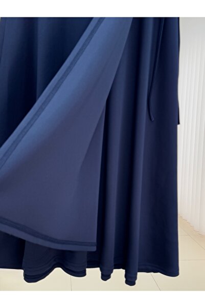 BENAHOLL Elisaid Side-Tied Piece Skuba Skirt-Gs3788 Navy Blue