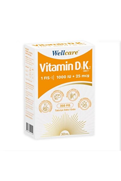 Wellcare Vitamin D3 + K2 30 ml