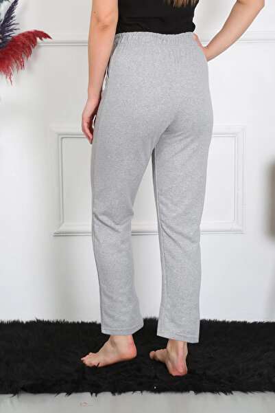 alfa expres Clothing Women's Cotton Pocketed 3 Thread Bottom Sweatpants Gray