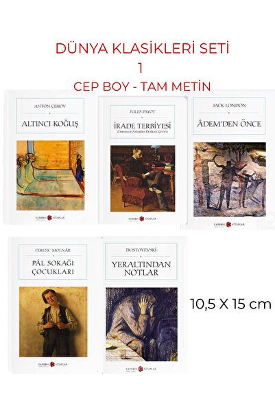 Dodili Kitap İrade Terbiyesi - Pal Sokağı Çocukları - Yeraltından Notlar - Altıncı Koğuş - Adem'den Önce