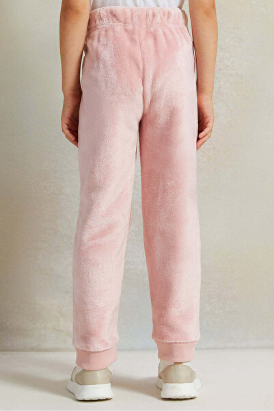REDTAG Girls Pink Velour Active Pants
