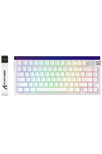 Attack Shark R85 HE RGB 8000 Hz Rapid Trigger - Snap Tap 0.005mm Driverlı Man...