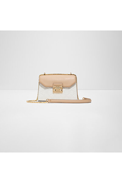 Aldo حقيبة كروس بودي من Crelalle Monogram مزودة بقفل وحزام سلسلة