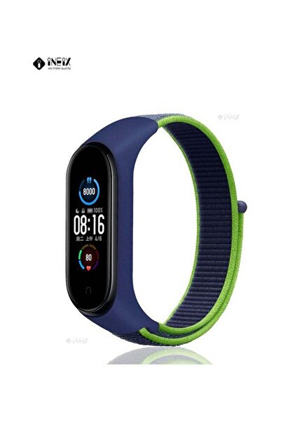 ineix حزام بديل من النايلون لساعة شاومي مي باند 5