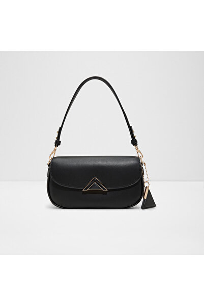 Aldo Luxeshoulder Textured Shoulder Bag with Flap Closure and Detachable Strap
