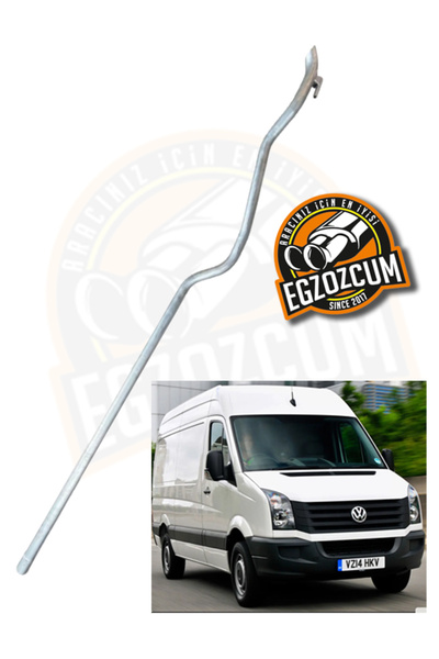 EGZOZCUM Volkswagen Crafter kıraftır minibüs çıkış borusu susturucu 2010 sonr...