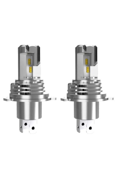 Ruan Set 2 Lampi LED M3 H4 cu doua faze putere 55W temperatura 6500K lumina alba