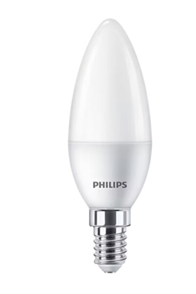 Philips Pack of 3 LED bulbs B35, E14, 5W (40W), 470 lm, warm white light (2700K), F