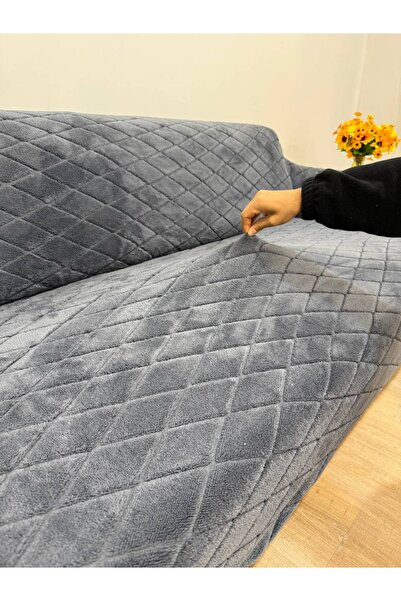 Faiend Мек еластичен калъф за диван за 3-ма души Welsoft | Неплъзгащ, гъвкав и подходящ за пране калъф за диван