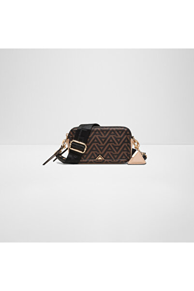 Aldo حقيبة كروس بودي من دووما مونوغرام بسحاب وحزام قابل للتعديل